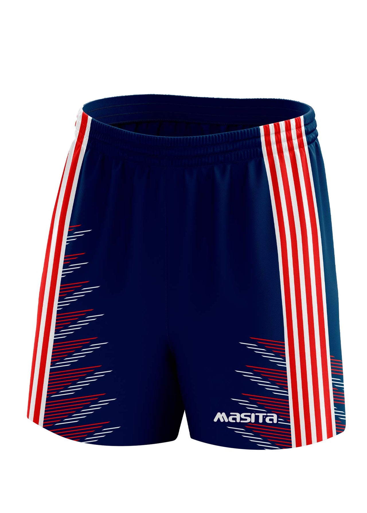 Hydro Gaelic Shorts Navy/Red/White Adult