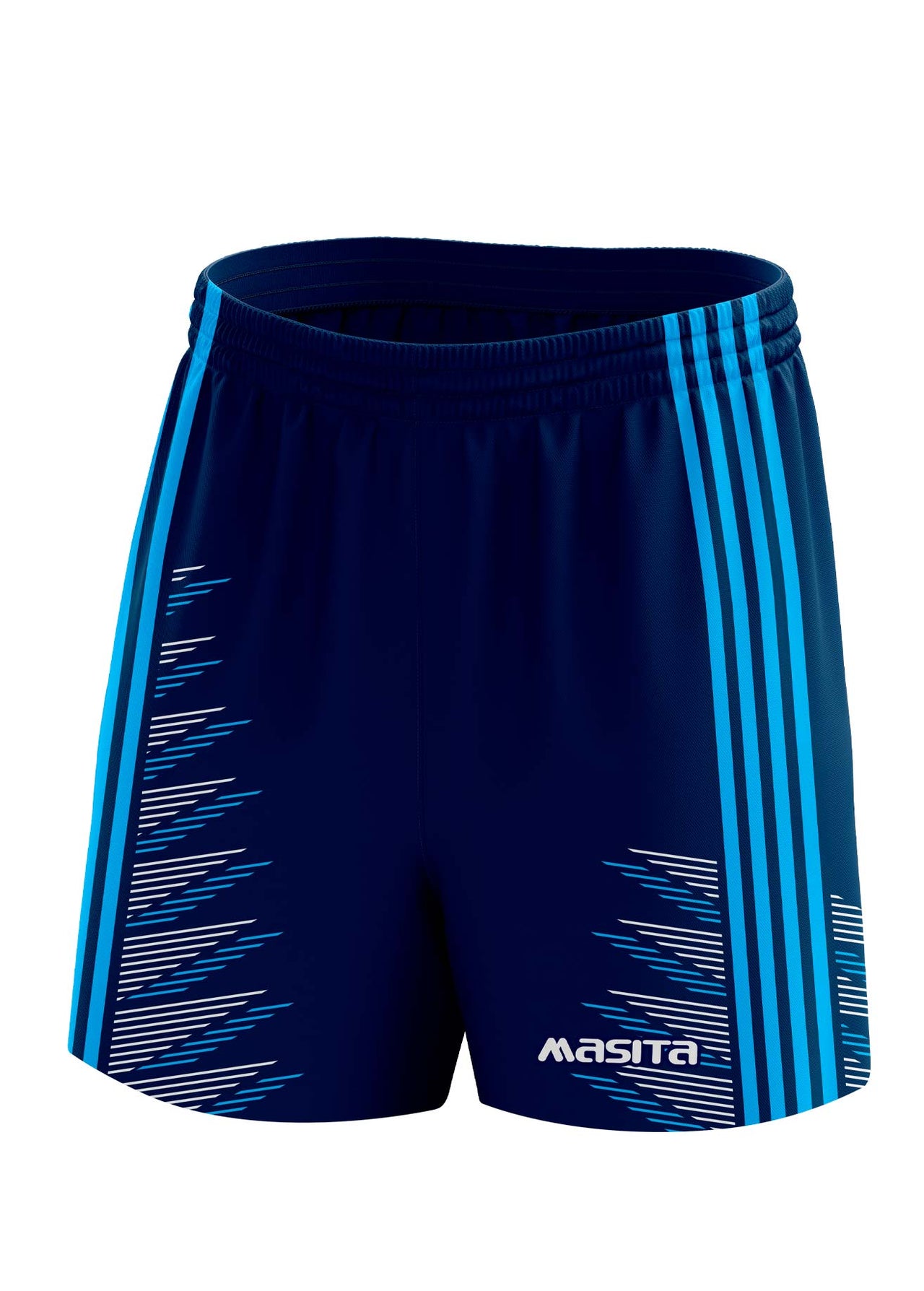 Hydro Gaelic Shorts Navy/Sky Blue/White Adult