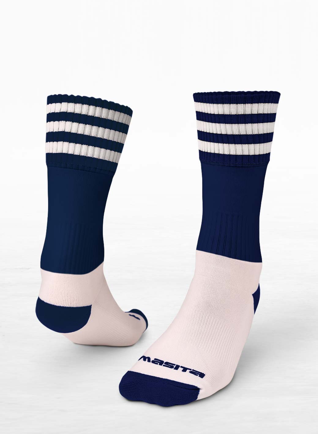Navy/White Midi Socks Adult