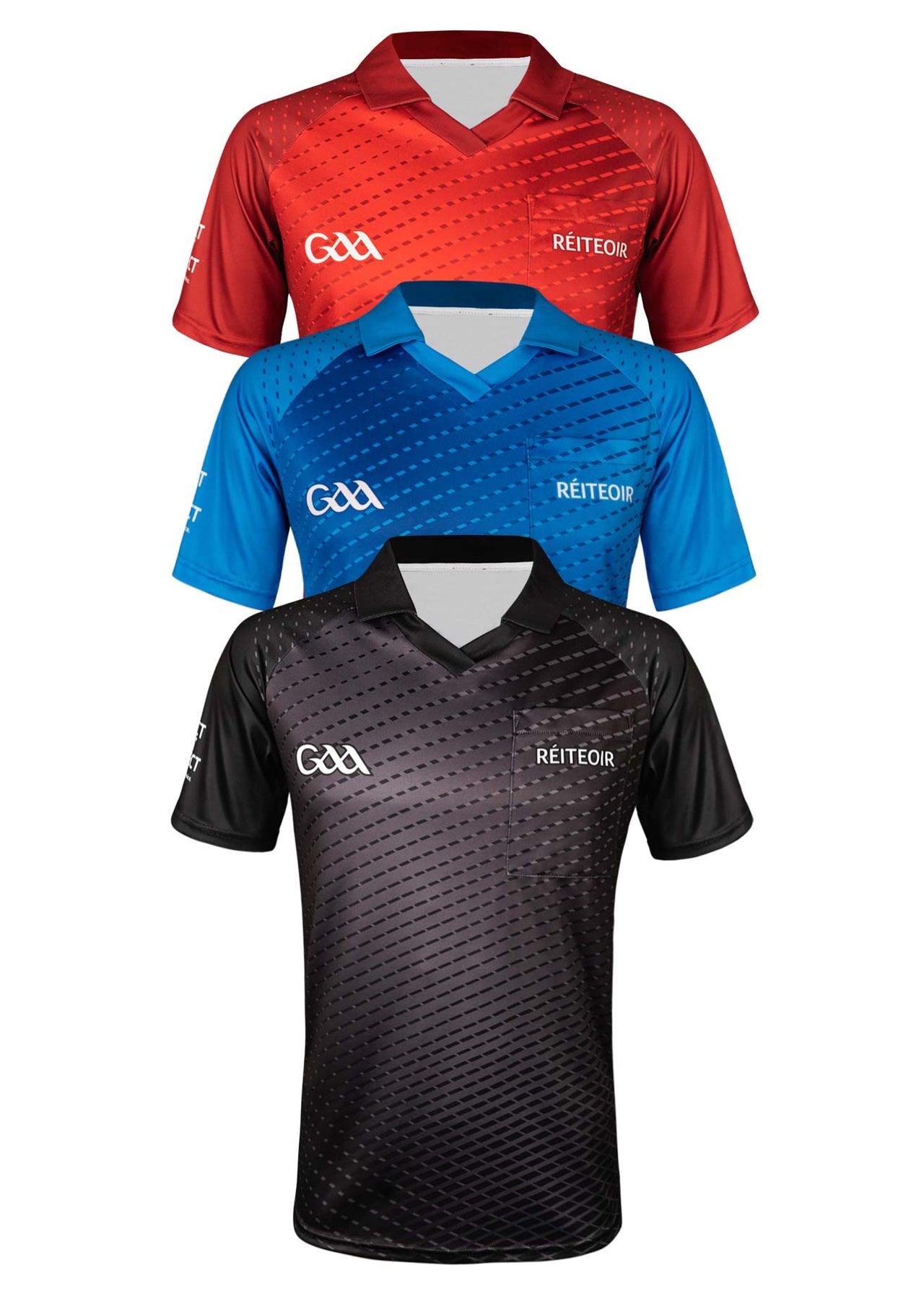 Official GAA Referees Jersey Pack Of 3 Adult