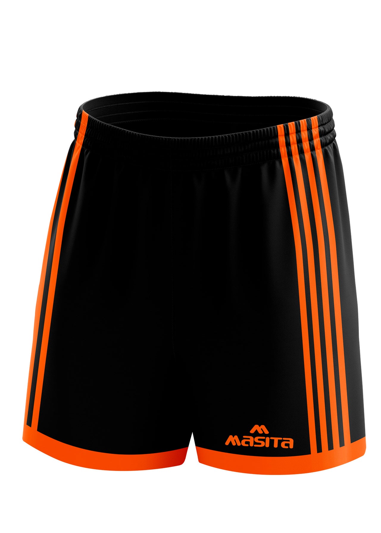 Solo Gaelic Shorts Black/Orange Adult