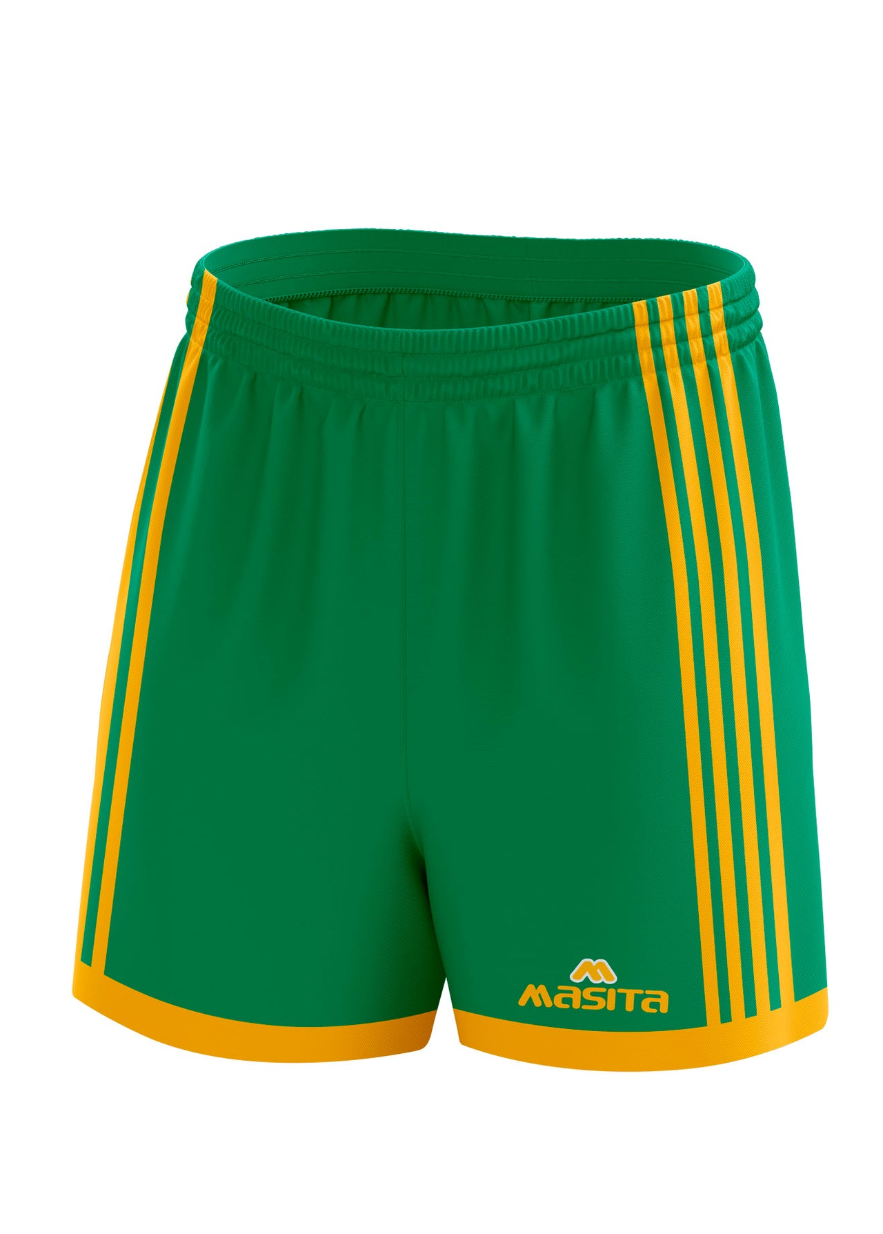 Solo Gaelic Shorts Green/Amber Adult