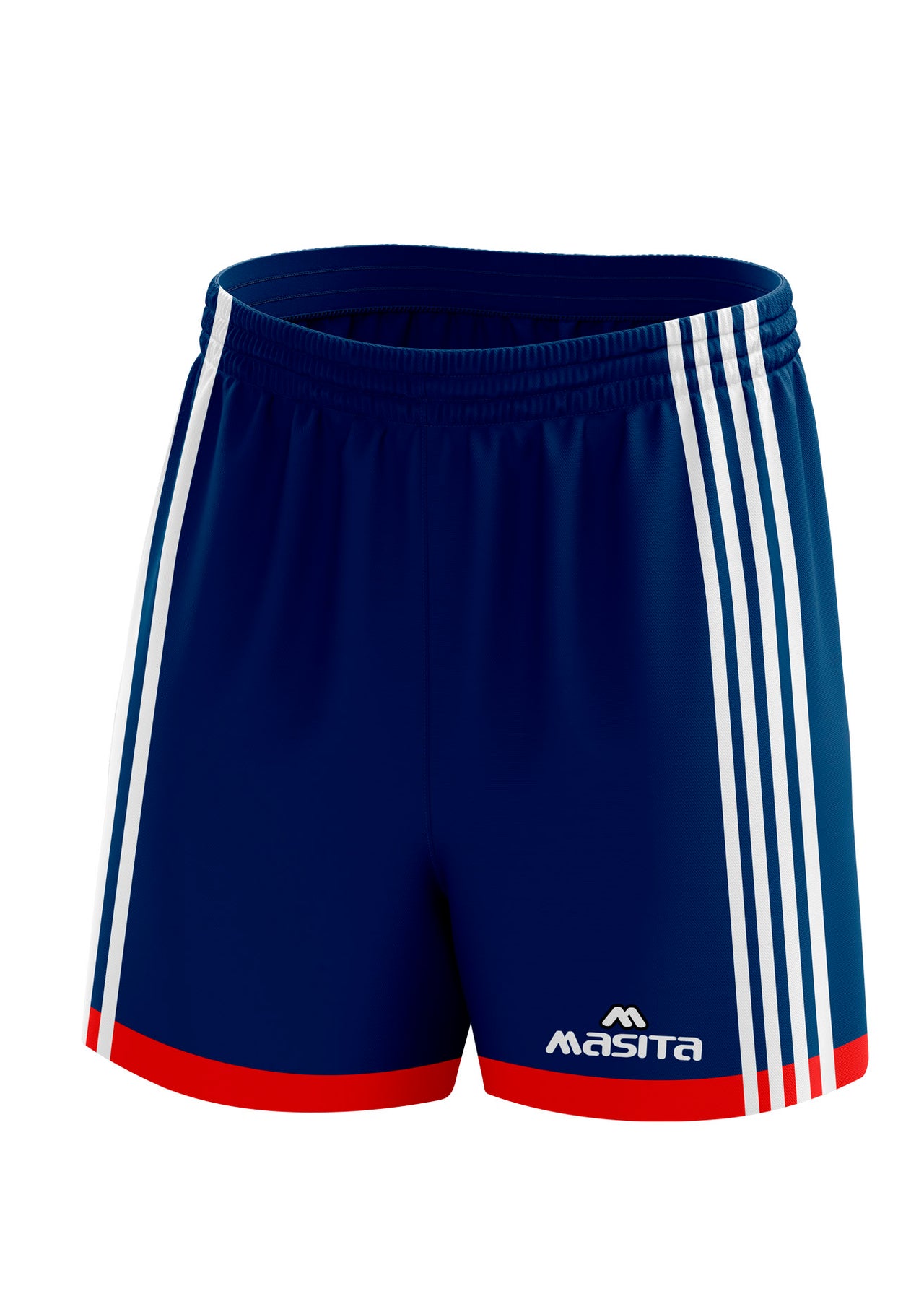 Solo Gaelic Shorts Navy/Red/White Adult