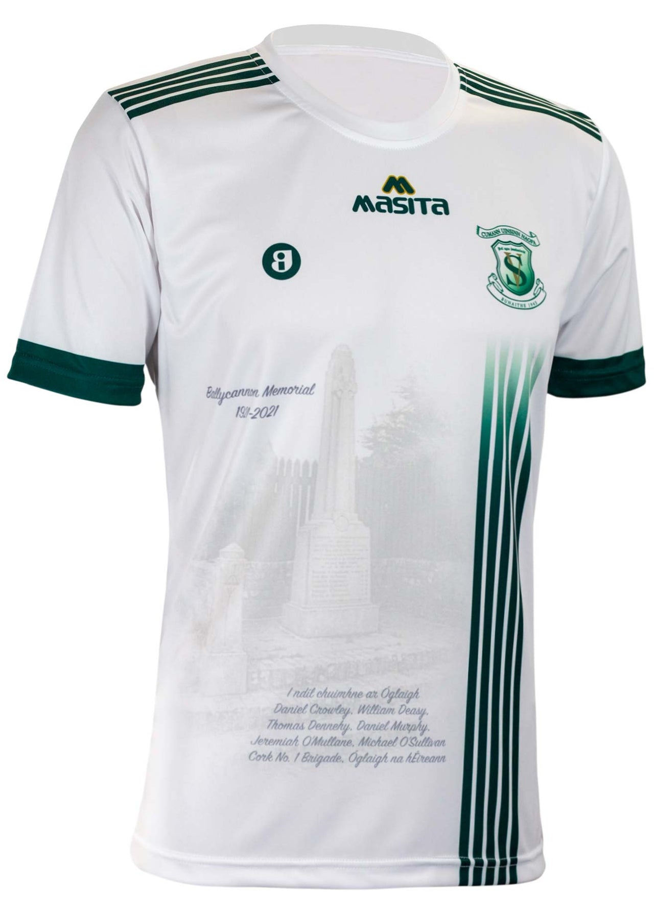 St Vincent's White Commemorative Jersey Player Fit Adult
