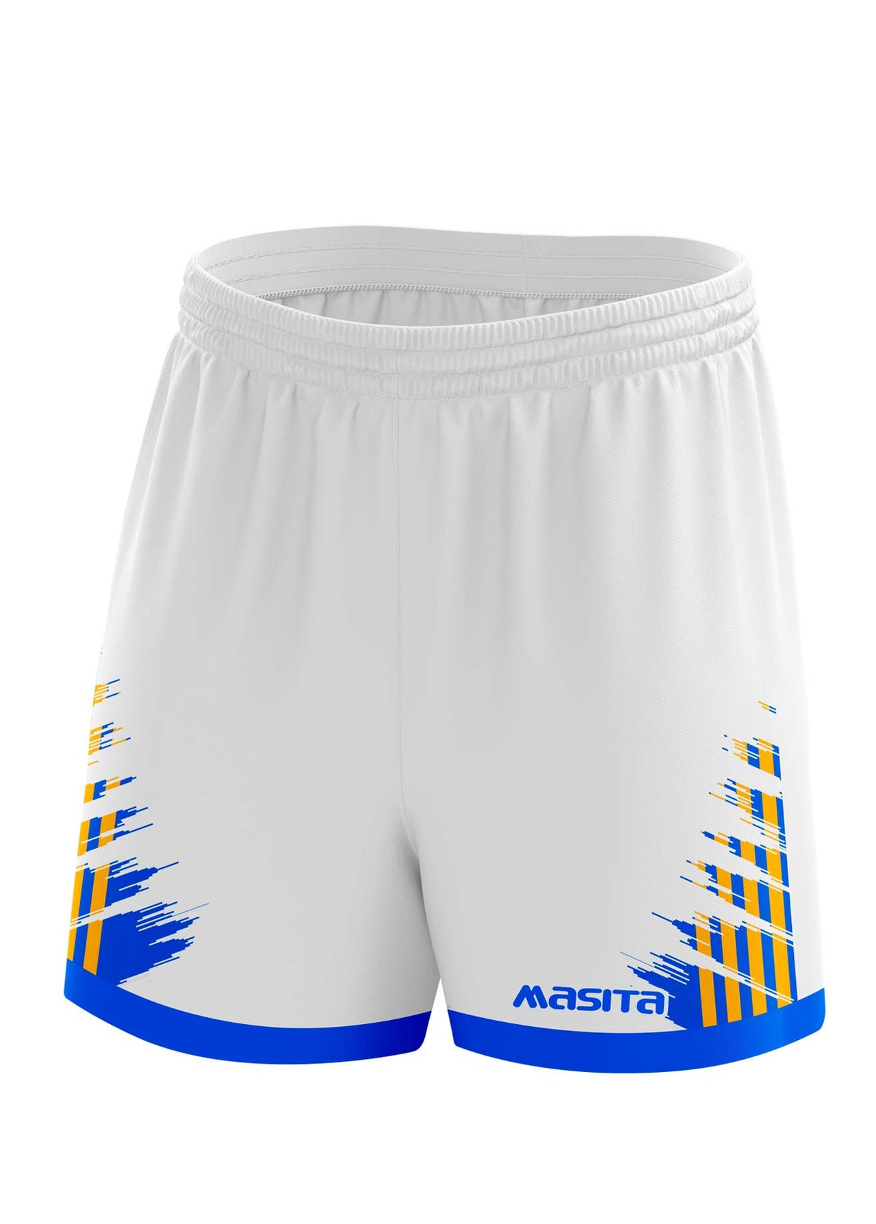 Barkley Gaelic Shorts White/Blue/Amber Adult