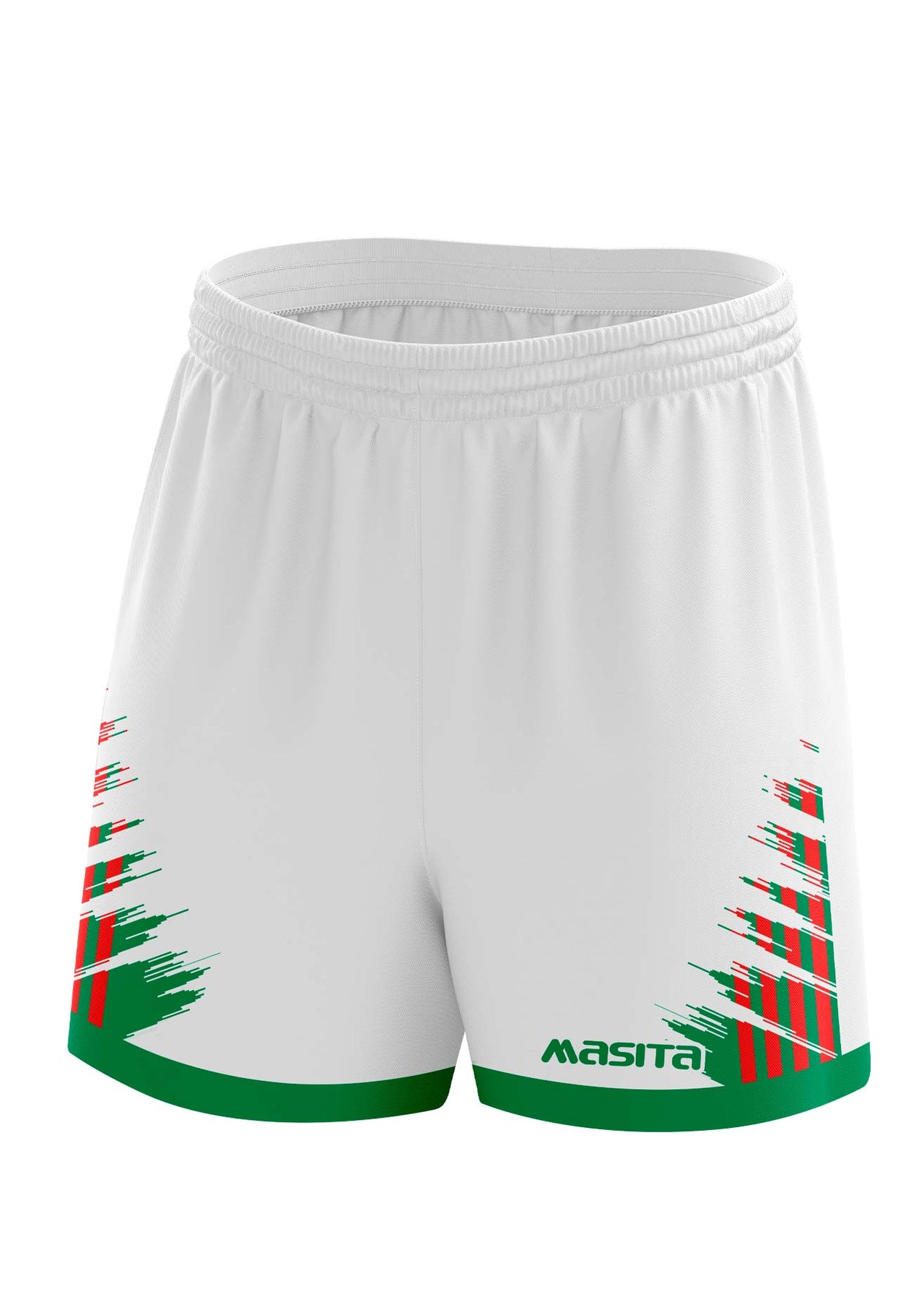 Barkley Gaelic Shorts White/Green/Red Adult