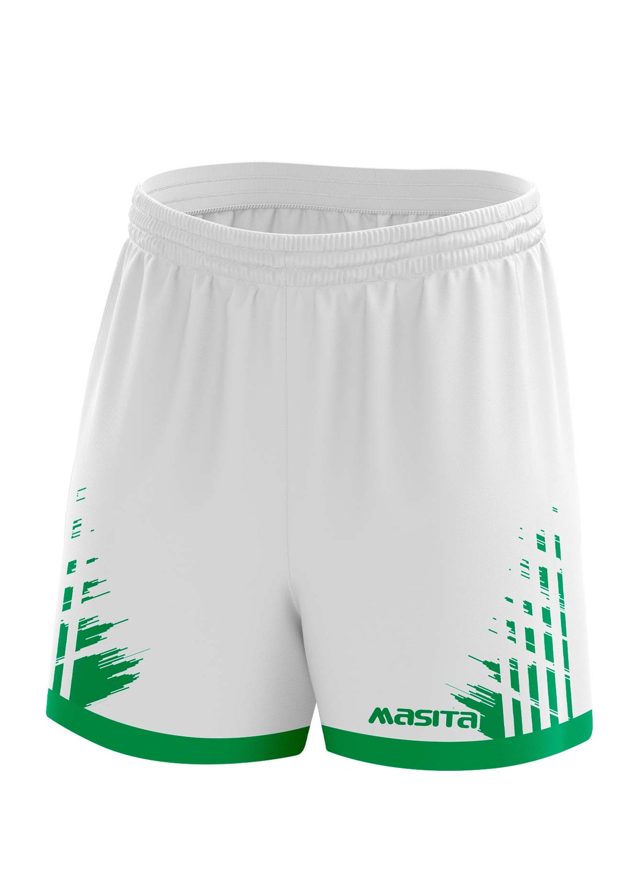 Barkley Gaelic Shorts White/Green Adult